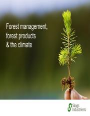 Forest management, forest products & the climate.pdf
