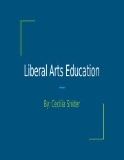 Liberal Arts Education