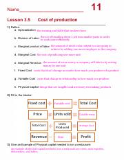 11 Economics Homework 11 Chapter 3 Section 3.5 Section.pdf