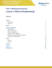 Copy of PDF (SG)_EAP 11_12_Unit 4_Lesson 1_What Is_Paraphrasing.pdf