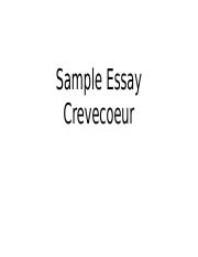 sample.essay.crevecoeur.pptx