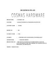 COSMAS  HARDWARE.doc
