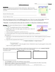 9th Physics CH 6 Forces sim lab worksheet ACT.Force in 1D PhET Lab.docx