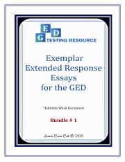 essay topics for ged students