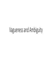PHIL 2003 Lecture - Vagueness and Ambiguity.pdf