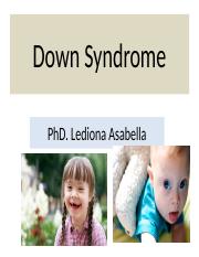 Lesson nr 6  Down Syndrome.ppt