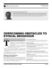 Overcoming Obstacles to ethical behaviour.pdf