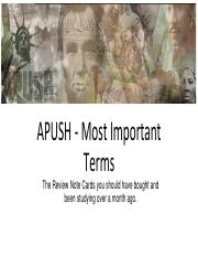 APUSH - Most Important Terms.pdf