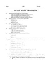 Biol 1300 Problem Set 5 Chapter 6.docx