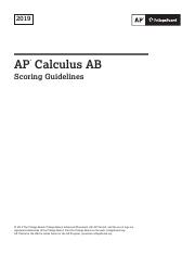 AP Calculus AB Scoring Guidelines from the 2019 Exam Administration.pdf