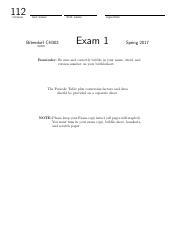 Exam 1 - S17-solutions