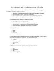 PHL103 Self Assessment Pandemic Quizzes Revision.docx