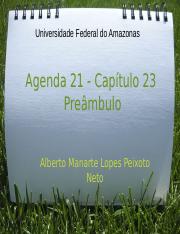 Agenda 21 - Capítulo 23 Preâmbulo.pptx