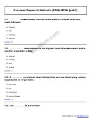 business-research-methods Solved MCQs  [set-5] McqMate.com.pdf