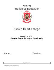 Student Booklet  Yr 9 Term 2 2021.docx