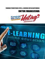 Panduan Pendaftaran Situs e-Learning Untuk Mahasiswa.pdf