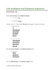 6.06 Arithmetic and Geometric Sequences.docx