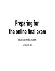 Preparing for online Final exam.pptx