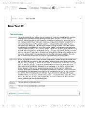 Take Test: E1 – 16 SUMMER ARCH 249 700: Survey World ...