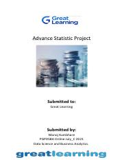 Advance Statistics_Business Report.pdf