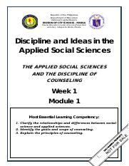 DIASS_Q1_Mod1_The Applied Social Sciences and the Discipline of Counseling.pdf