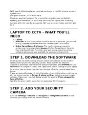 How to Construct a CCTV using a Laptop Camera.docx