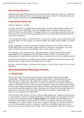 Advertising Media Planning and Strategy - Internet Advertising - Advertising Agencies