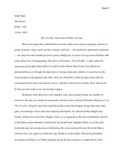 Nvm Sorry Grade This One - The Crucible - Synthesis Essay.pdf