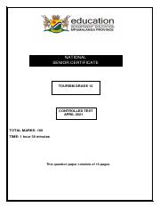 eastern cape grade 10 tourism papers term 3