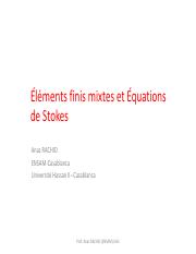 Éléments finis mixtes et Équations de Stokes.pdf