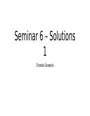 Seminar 6 - Solutions.pptx