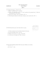 Math 3175 Quiz 1