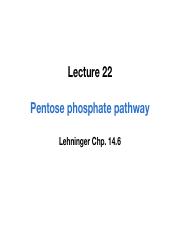 Lecture 22 - PentosePhosphate.pdf