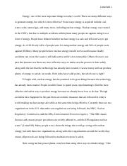 Nuclear Energy Research Paper