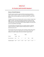 ScientificNotationWorksheet+Answers