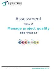 Assessment Task 2 - BSBPMG513.docx