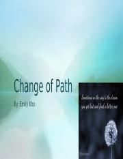 Change of Path.pptx