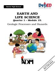 Earth and Life Science, Module 15.docx