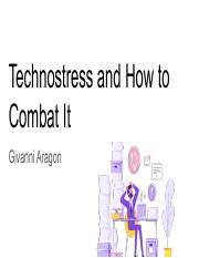 Technostress and How to Combat It - Givanni Aragon.pdf