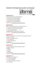 131560644-Database-Management-System-and-Design.docx