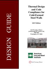 冷弯型钢墙的热设计和规范合规性.pdf
