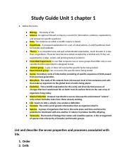 Study Guide Unit 1 chapter 1.docx