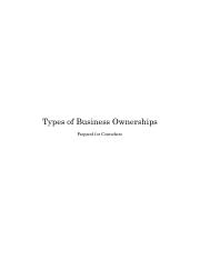 Types of Business Ownerships - Notes.pdf
