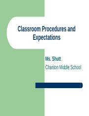 Classroom expectations.ppt