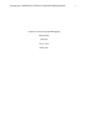 Comparison-Contrast Annotated Bibliography Week 2.docx