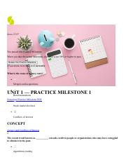 Unit One Practice Milestone 27 out of 27.pdf