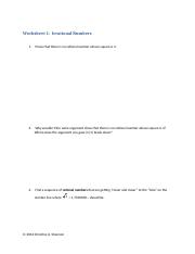 Worksheet 1 Irrational Numbers.docx