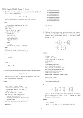 Sample Matlab Exam Solution Spring 2012 on Engineering Mathematics III (Numerical Methods)