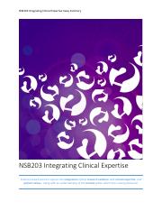 NSB203 Integrating Clinical Expertise Sway Summary .pdf