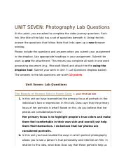 Unit 7 lab questions - Digital Photography.docx